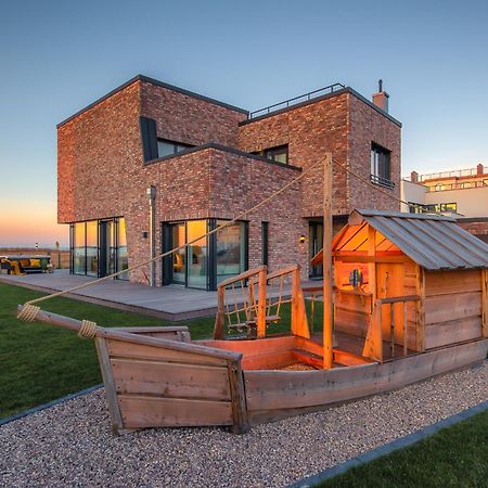 Neu Villa King Erste Lage, Dachterrasse, Meerblick, Carport, Kamin, Sauna, Terrasse, Aussenrolllaeden Olpenitz Exterior foto