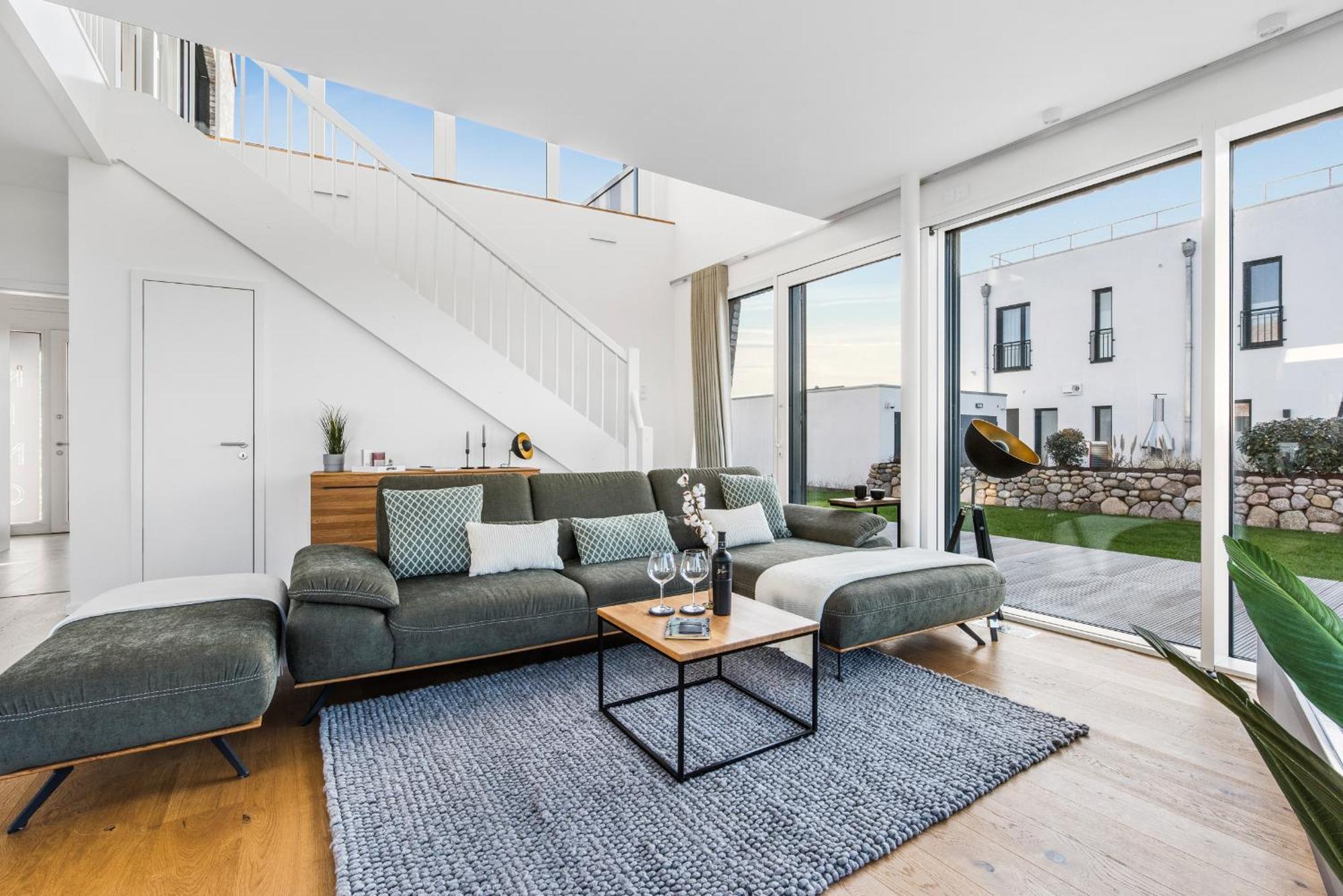Neu Villa King Erste Lage, Dachterrasse, Meerblick, Carport, Kamin, Sauna, Terrasse, Aussenrolllaeden Olpenitz Exterior foto
