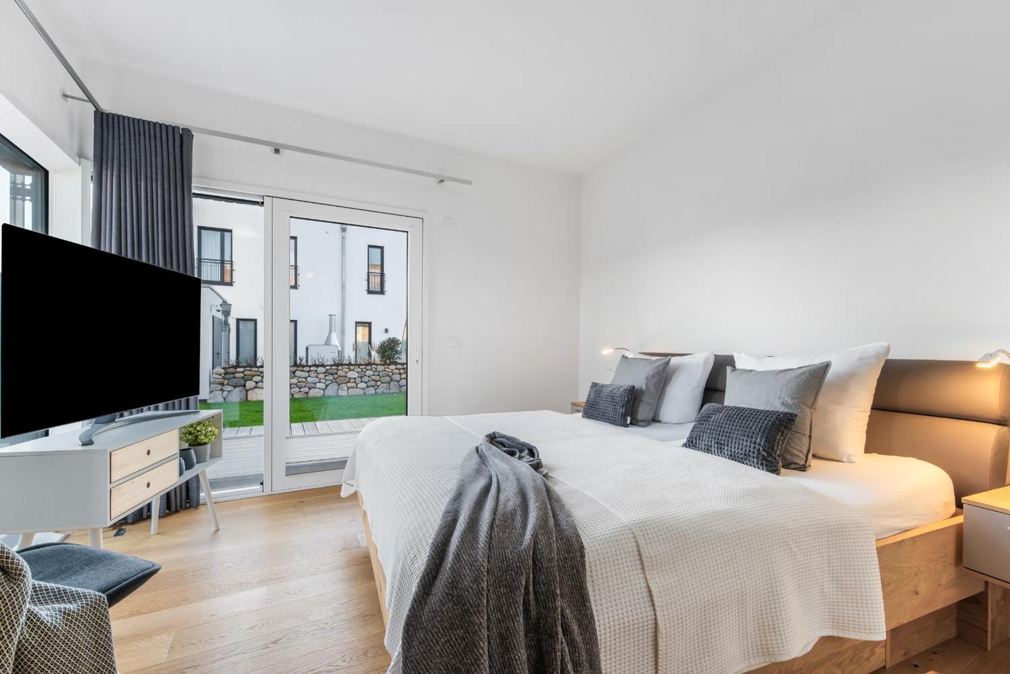 Neu Villa King Erste Lage, Dachterrasse, Meerblick, Carport, Kamin, Sauna, Terrasse, Aussenrolllaeden Olpenitz Exterior foto