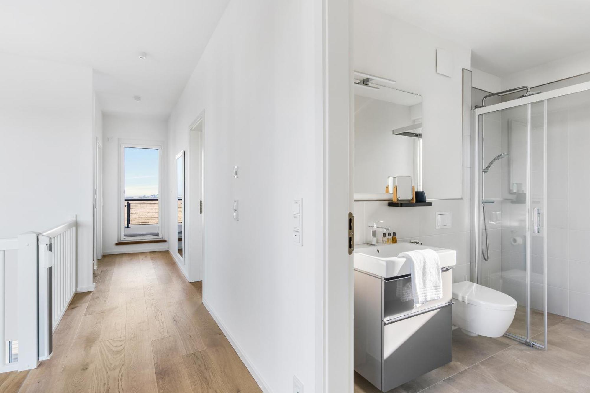 Neu Villa King Erste Lage, Dachterrasse, Meerblick, Carport, Kamin, Sauna, Terrasse, Aussenrolllaeden Olpenitz Exterior foto