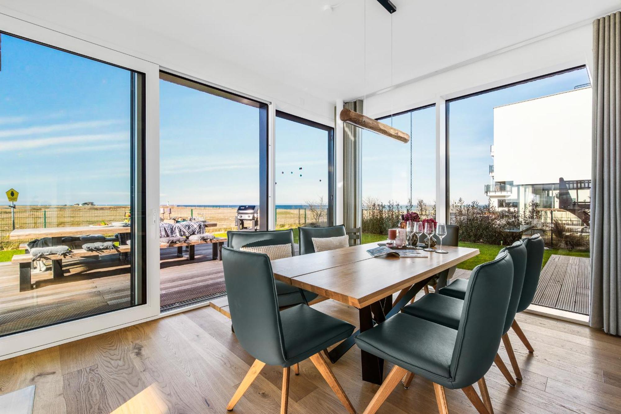 Neu Villa King Erste Lage, Dachterrasse, Meerblick, Carport, Kamin, Sauna, Terrasse, Aussenrolllaeden Olpenitz Exterior foto