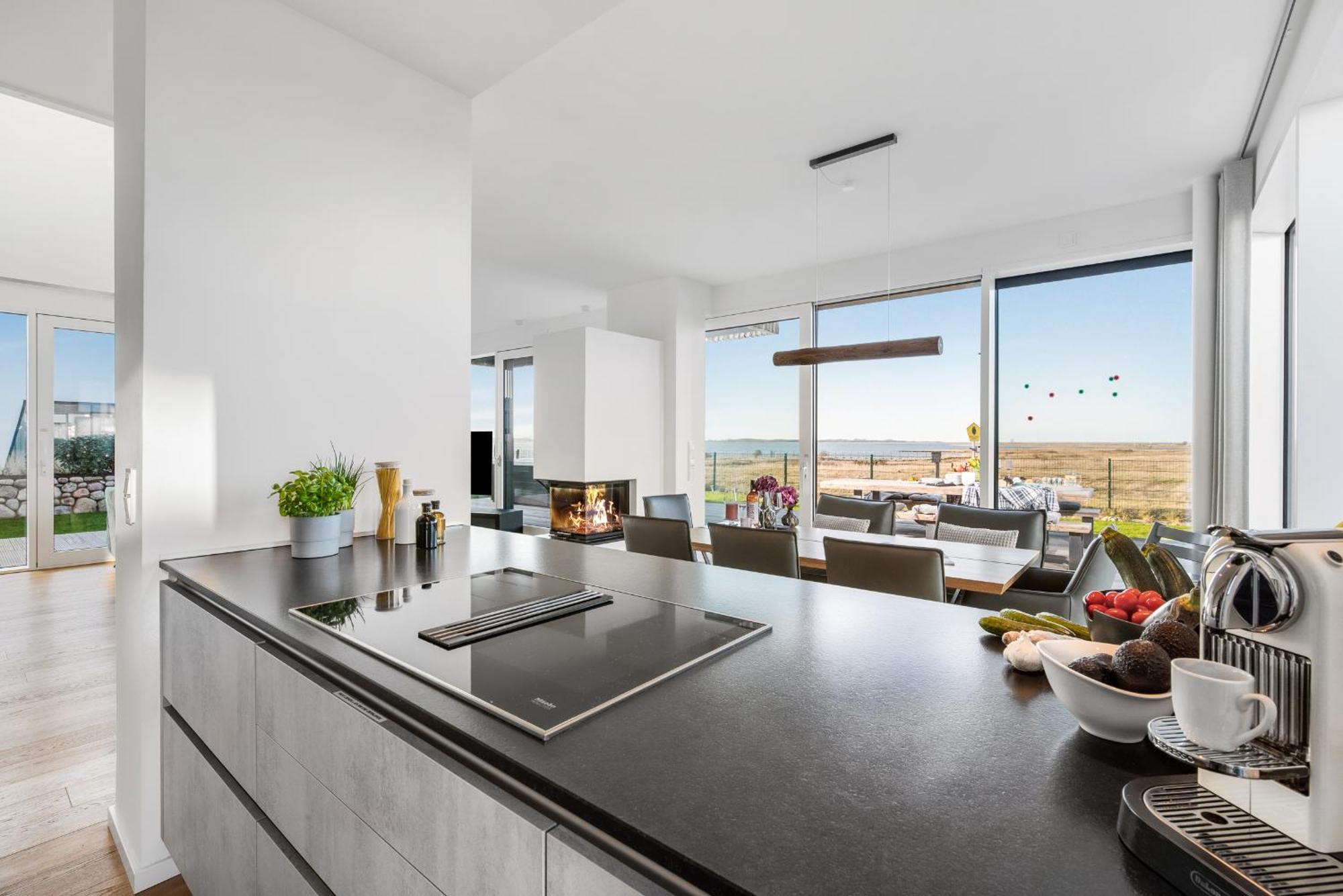 Neu Villa King Erste Lage, Dachterrasse, Meerblick, Carport, Kamin, Sauna, Terrasse, Aussenrolllaeden Olpenitz Exterior foto