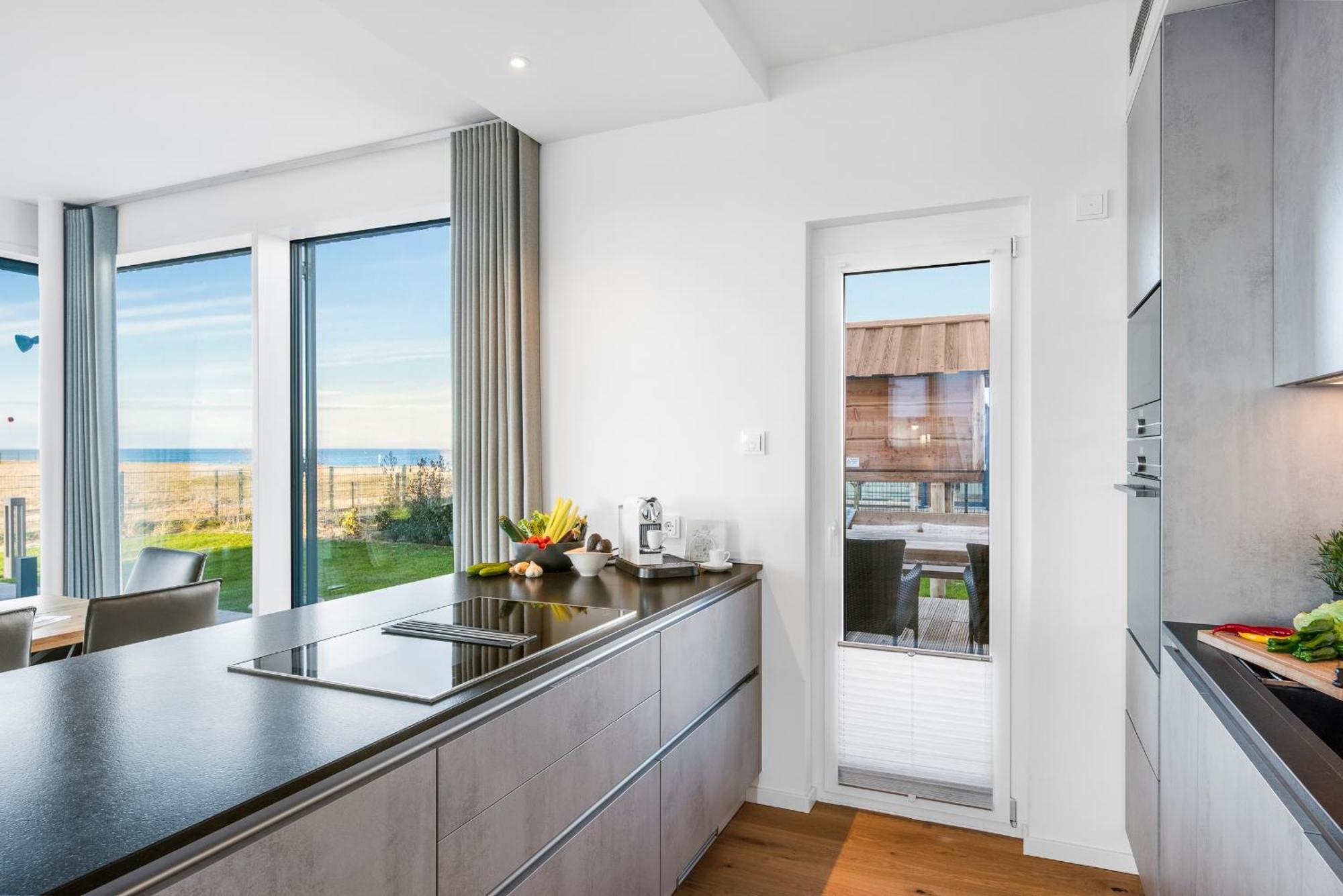 Neu Villa King Erste Lage, Dachterrasse, Meerblick, Carport, Kamin, Sauna, Terrasse, Aussenrolllaeden Olpenitz Exterior foto
